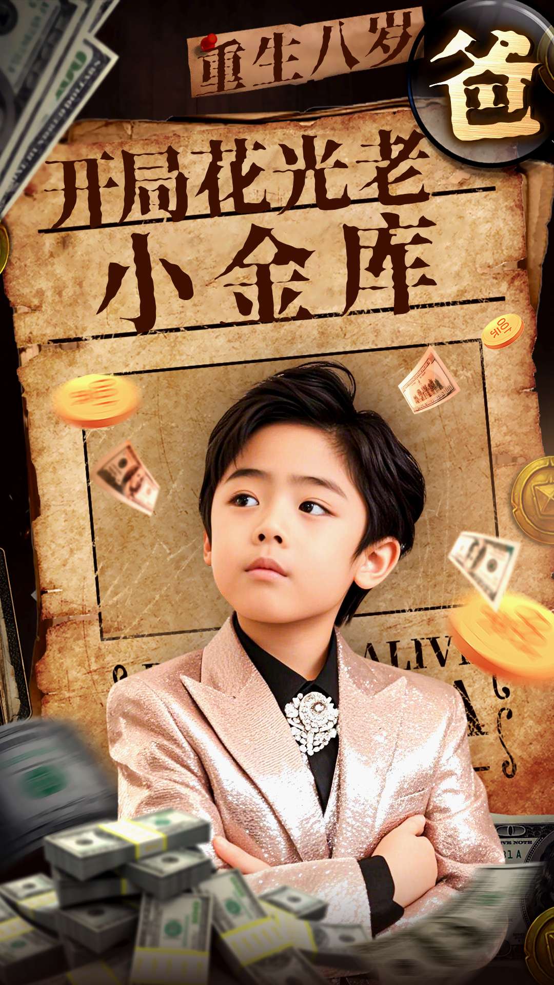重生八歲，開局花光老爸小金庫(全集)
